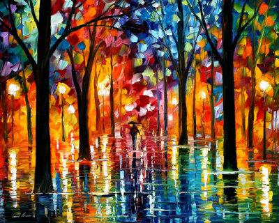 RAIN OF FIRE  oil painting on canvas