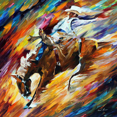 RODEO - DANGEROUS GAMES  oil painting on canvas