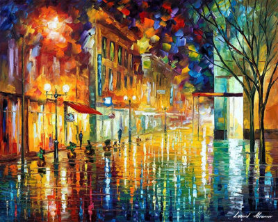SCENT OF SUMMER RAIN  oil painting on canvas
