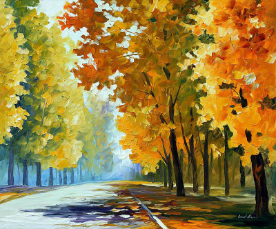 SEPTEMBER MORNING  oil painting on canvas
