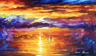 SUNSET OF EMOTIONS  oil painting on canvas