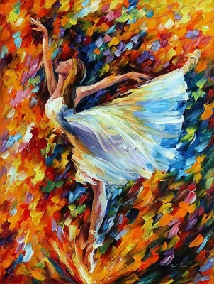 THE BEAUTY OF LOVELY DANCE  oil painting on canvas