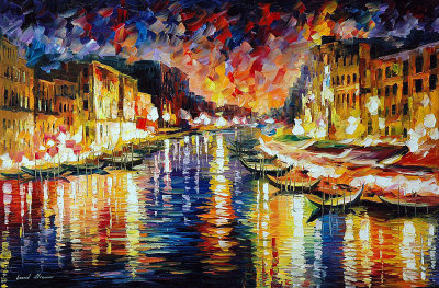 VENICE - GRAND CANAL 2  oil painting on canvas