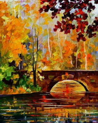 THE LINK TO AUTUMN  oil painting on canvas
