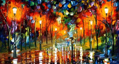 THE SCENT OF THE RAIN  oil painting on canvas