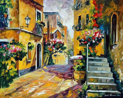 THE SUN OF SICILY  oil painting on canvas
