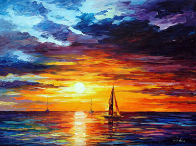 TOUCH OF HORIZON  oil painting on canvas