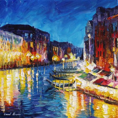 VENICE IN COLOR 48x36 (120cm x 90cm)  oil painting on canvas