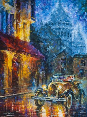 VINTAGE CAR COLLECTION - PIECE 4/14  oil painting on canvas