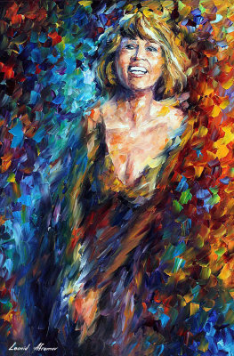WHITNEY HOUSTON  oil painting on canvas