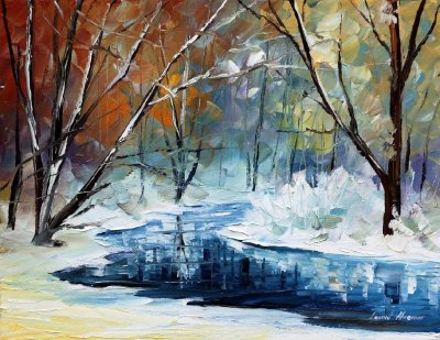 WINTER DREAM  oil painting on canvas