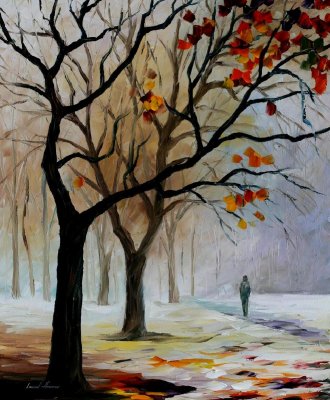 WINTER SILENCE  oil painting on canvas