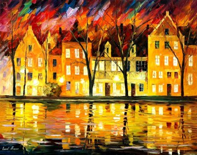 AUTUMN IN GERMANY  oil painting on canvas