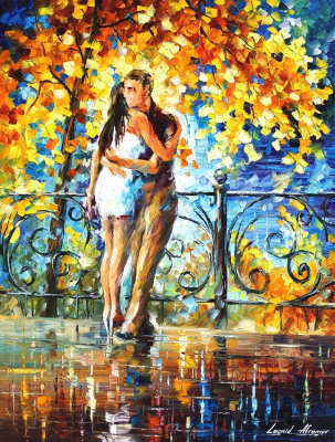 AUTUMN HUG  oil painting on canvas