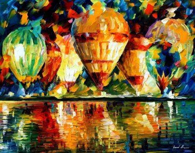 BALLOON SHOW  oil painting on canvas