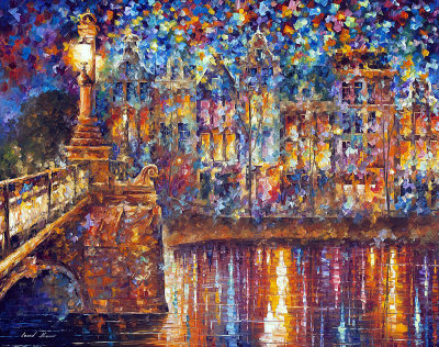 BEAUTIFUL NIGHT  oil painting on canvas