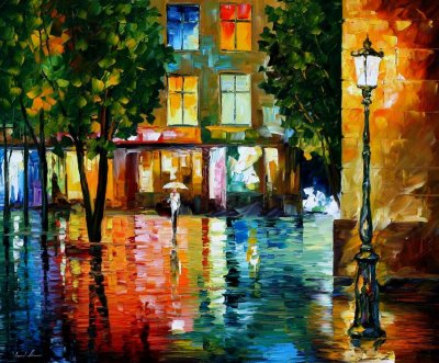 CITY MAGIC  oil painting on canvas