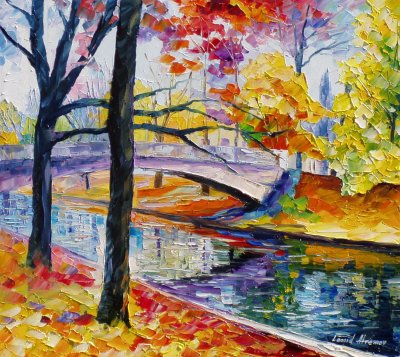 COLOR BRIDGE  oil painting on canvas