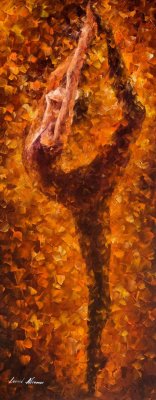 DANCING TWIST  Original Oil Painting On Canvas By Leonid Afremov