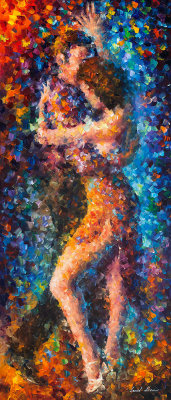 DANCING TOGETHER  oil painting on canvas