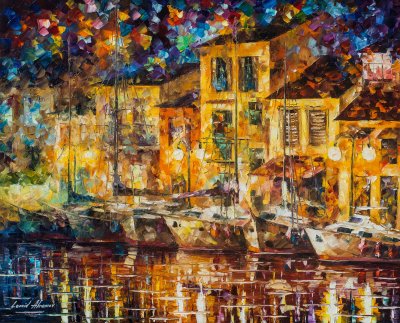 DREAMING DOCK  oil painting on canvas