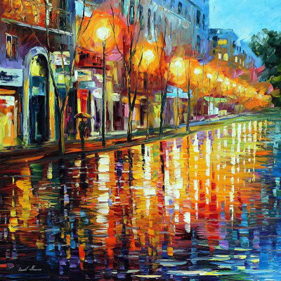 EARLY MORNING IN PARIS  oil painting on canvas