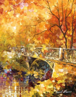 EMBASSY OF AUTUMN  oil painting on canvas