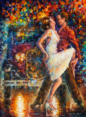 ETERNAL EMOTIONS  PALETTE KNIFE Oil Painting On Canvas By Leonid Afremov