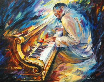 ERROLL GARNER  oil painting on canvas