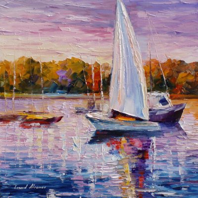 EVENING CALM  oil painting on canvas