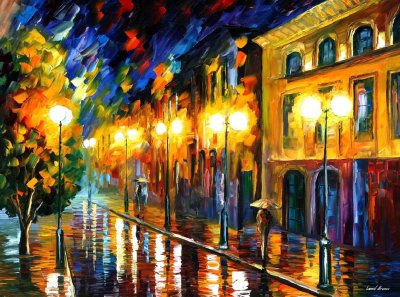 FASCINATION OF THE NIGHT  oil painting on canvas