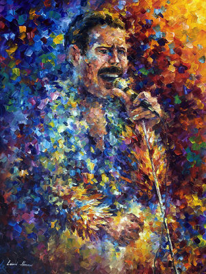 FREDDIE MERCURY  oil painting on canvas