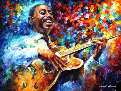 GEORGE BENSON  oil painting on canvas
