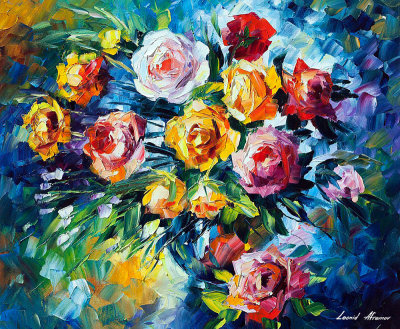 FULL FLOWERS  oil painting on canvas