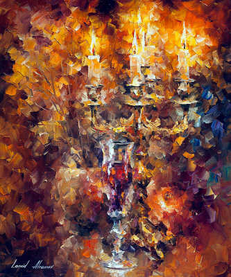 GLASS OF WINE  oil painting on canvas