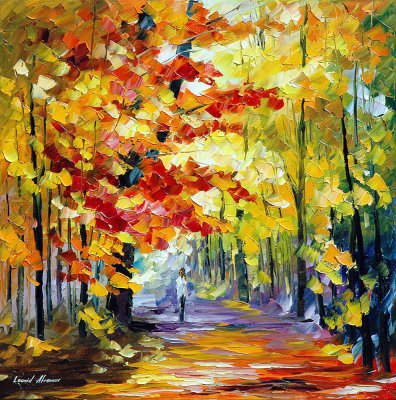 GOLDEN FALL  oil painting on canvas