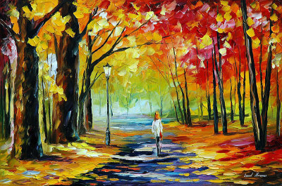 HAPPY SEPTEMBER  oil painting on canvas