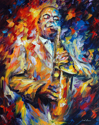 JAZZ  oil painting on canvas