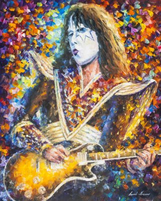 KISS - ACE FREHLEY  oil painting on canvas