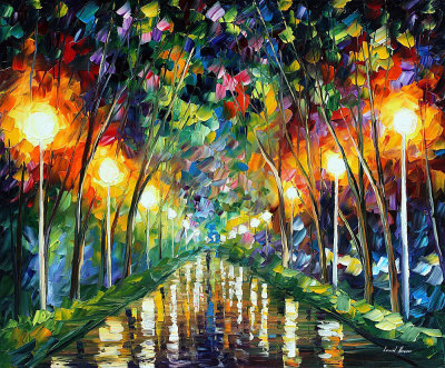 LIGHTS OF HOPE  oil painting on canvas