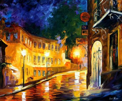 LONELY NIGHT  oil painting on canvas