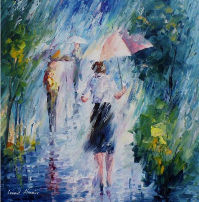 Long Rain  oil painting on canvas