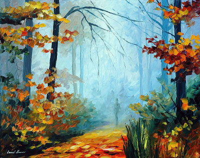 MORNING FOG  oil painting on canvas