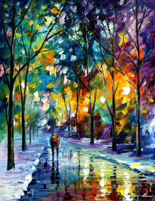 NIGHT COLORS  oil painting on canvas