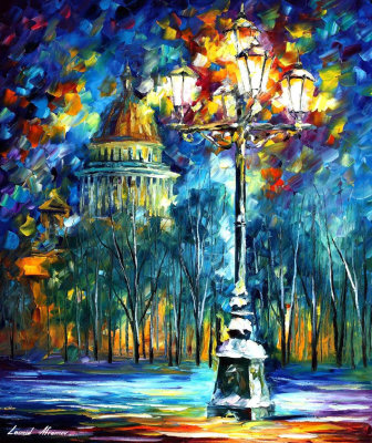 NIGHT ST. PETERSBURG  oil painting on canvas