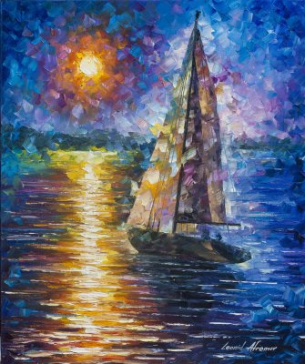 NIGHT WIND  oil painting on canvas