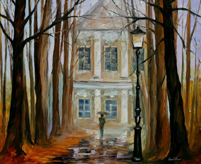 OLD SUMMER HOUSE  oil painting on canvas
