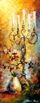 ORIENTAL DREAMS  PALETTE KNIFE Oil Painting On Canvas By Leonid Afremov