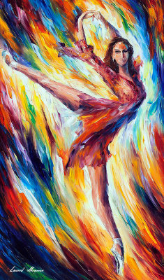 PASSION DANCE  oil painting on canvas