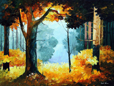 PINE WOOD  oil painting on canvas